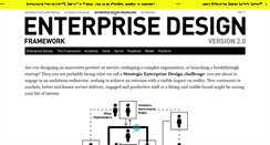 Desktop Screenshot of enterprisedesignframework.com